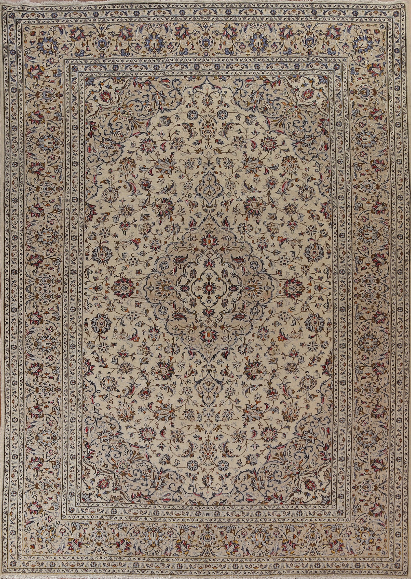Traditional Wool Kashan Persian Area Rug 8x11