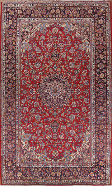 Large Red Wool Najafabad Persian Rug 10x15