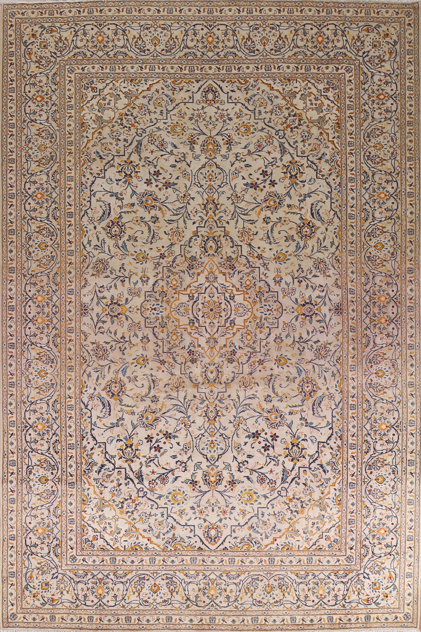 Traditional Kashan Persian Area Rug 8x11