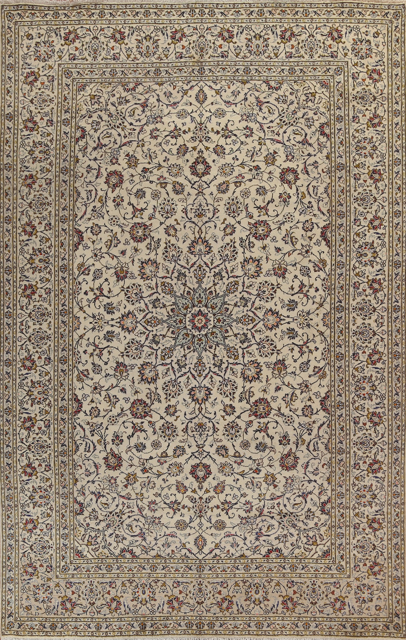 Traditional Wool Kashan Persian Area Rug 8x11