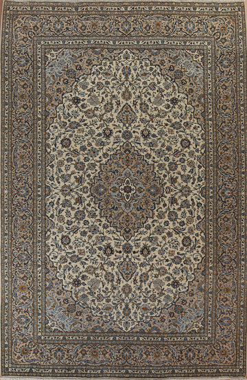 Traditional Wool Kashan Persian Area Rug 10x13