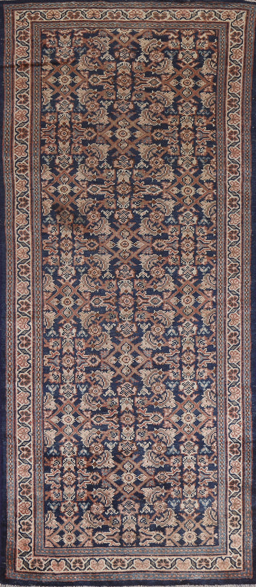 Geometric Mahal Persian Runner Rug 4x10