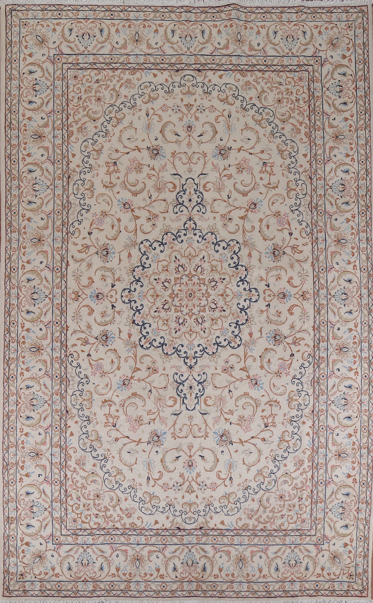 Traditional Wool Kashan Persian Area Rug 7x10