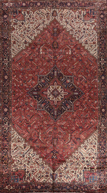 Vegetable Dye Palace Size Heriz Persian Rug 10x18