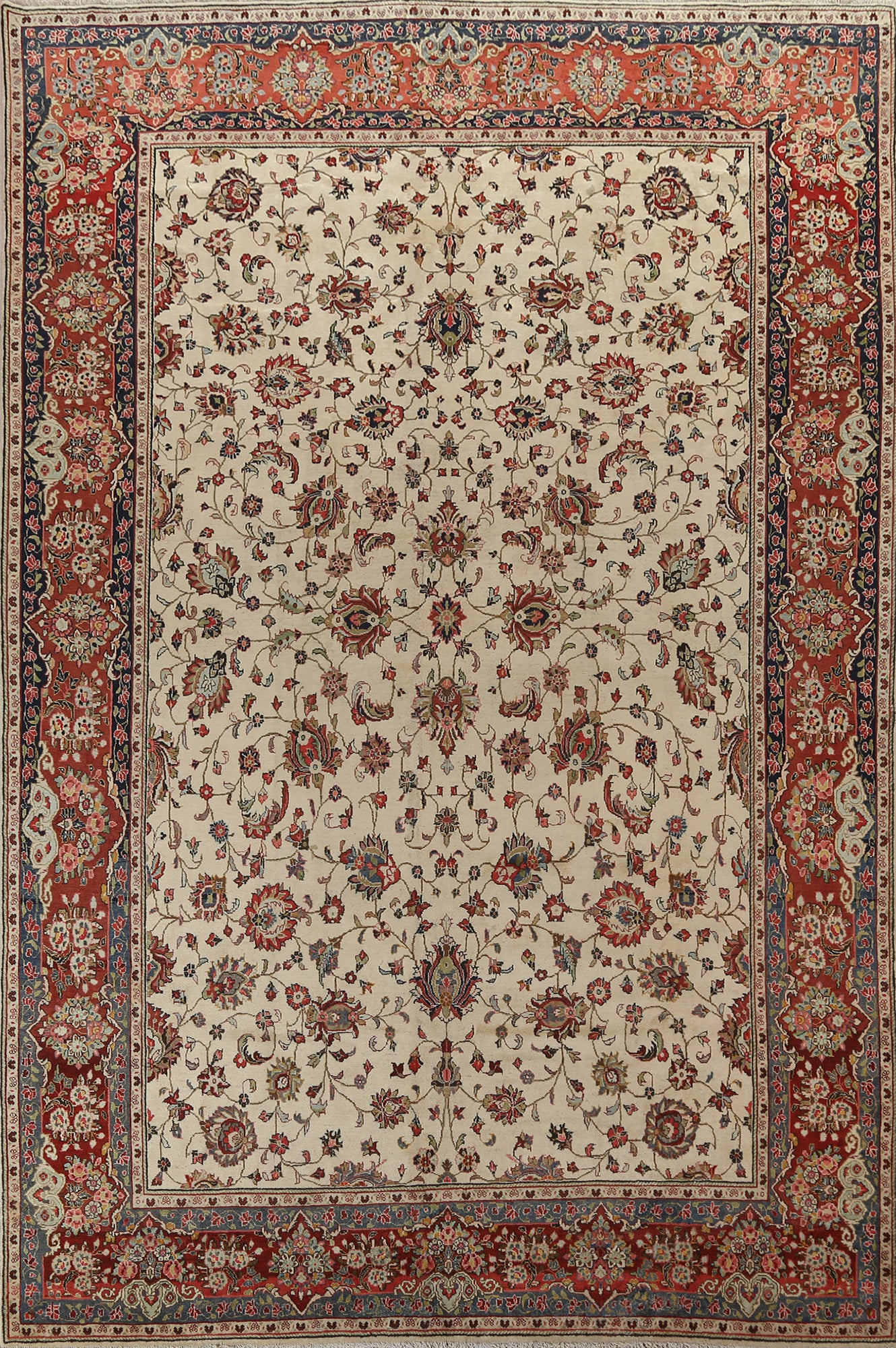 Vegetable Dye Mahal Persian Area Rug 8x12