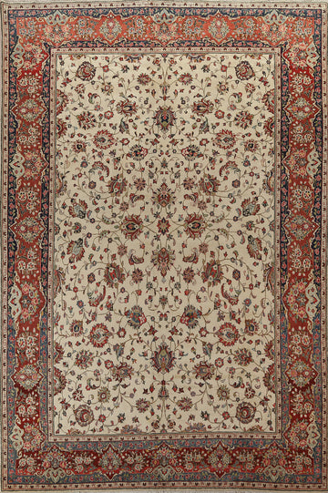 Vegetable Dye Mahal Persian Area Rug 8x12