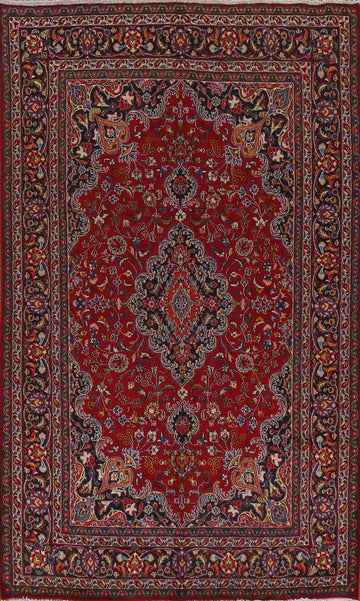 Traditonal Mashad Persian Area Rug 6x10