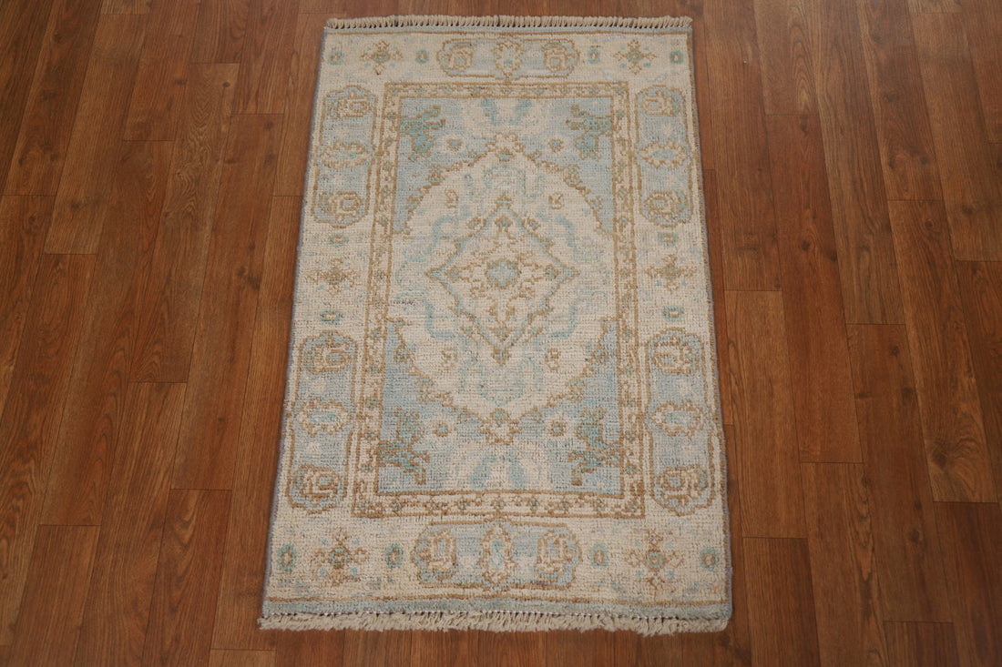 Geometric Oushak Turkish Rug 2x3