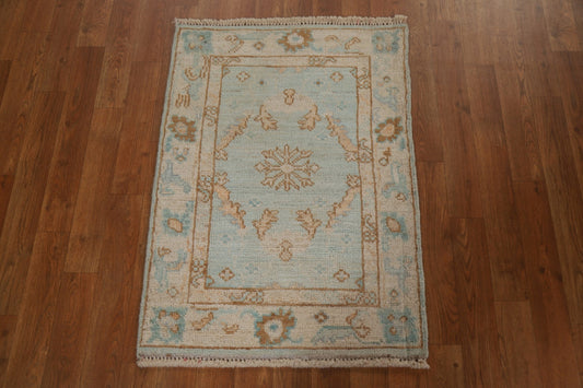 Hand-knotted Oushak Oriental Rug 2x3