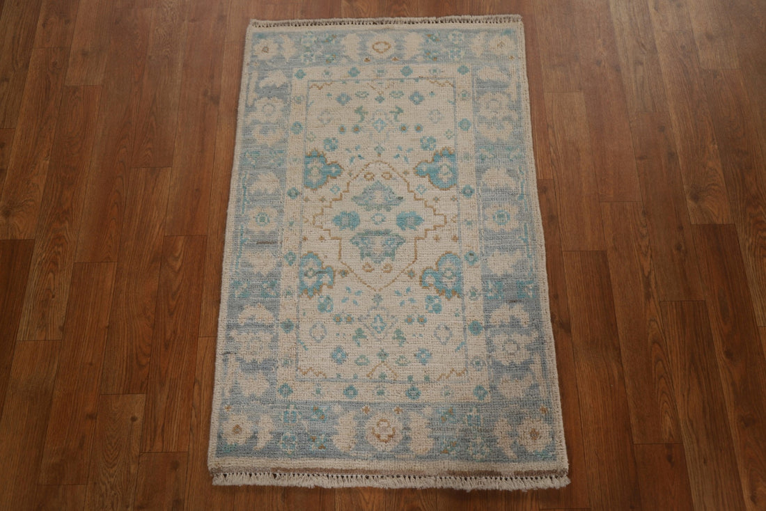 Handmade Oushak Oriental Area Rug 2x3