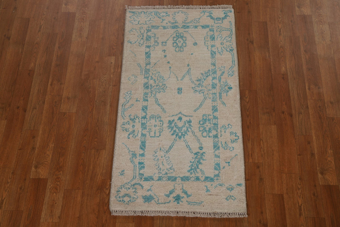 Vegetable Dye Oushak Oriental Area Rug 2x4