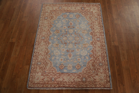 Vegetable Dye Oushak Oriental Wool Rug 3x4