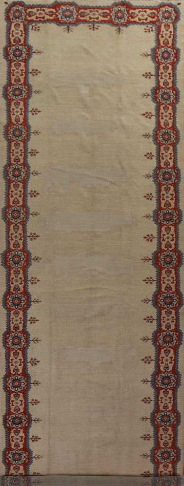 Pre-1900 Antique Vegetable Dye Sultanabad Persian Rug 5x20