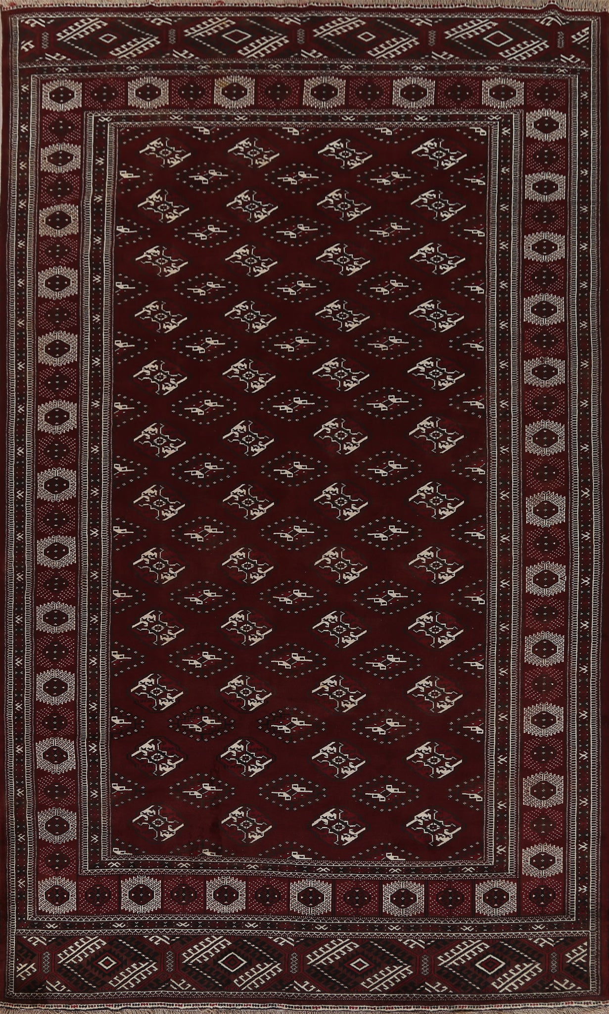 Geometric Bokhara Oriental Area Rug 8x13