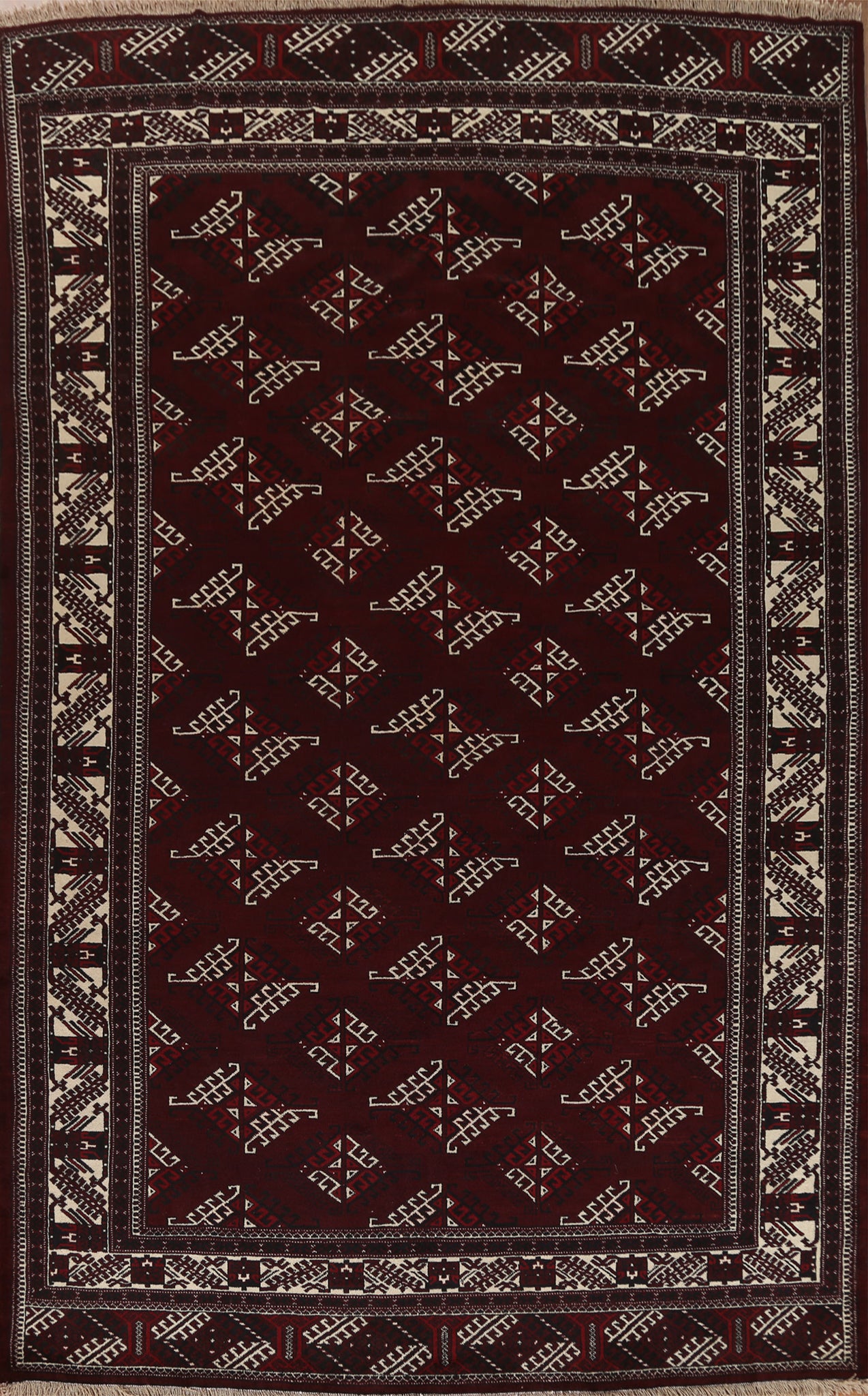 Geometric Bokhara Oriental Area Rug 8x12