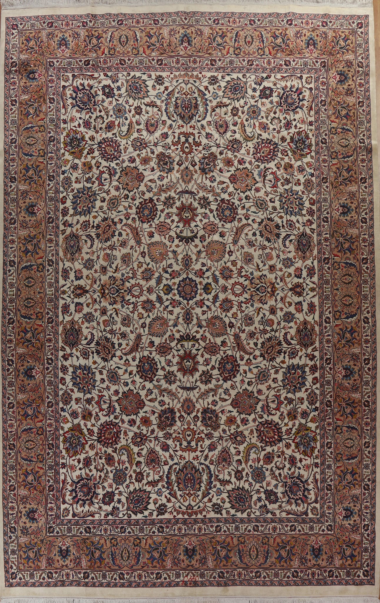 Vegetable Dye Kashmar Large Persian Rug 11x16