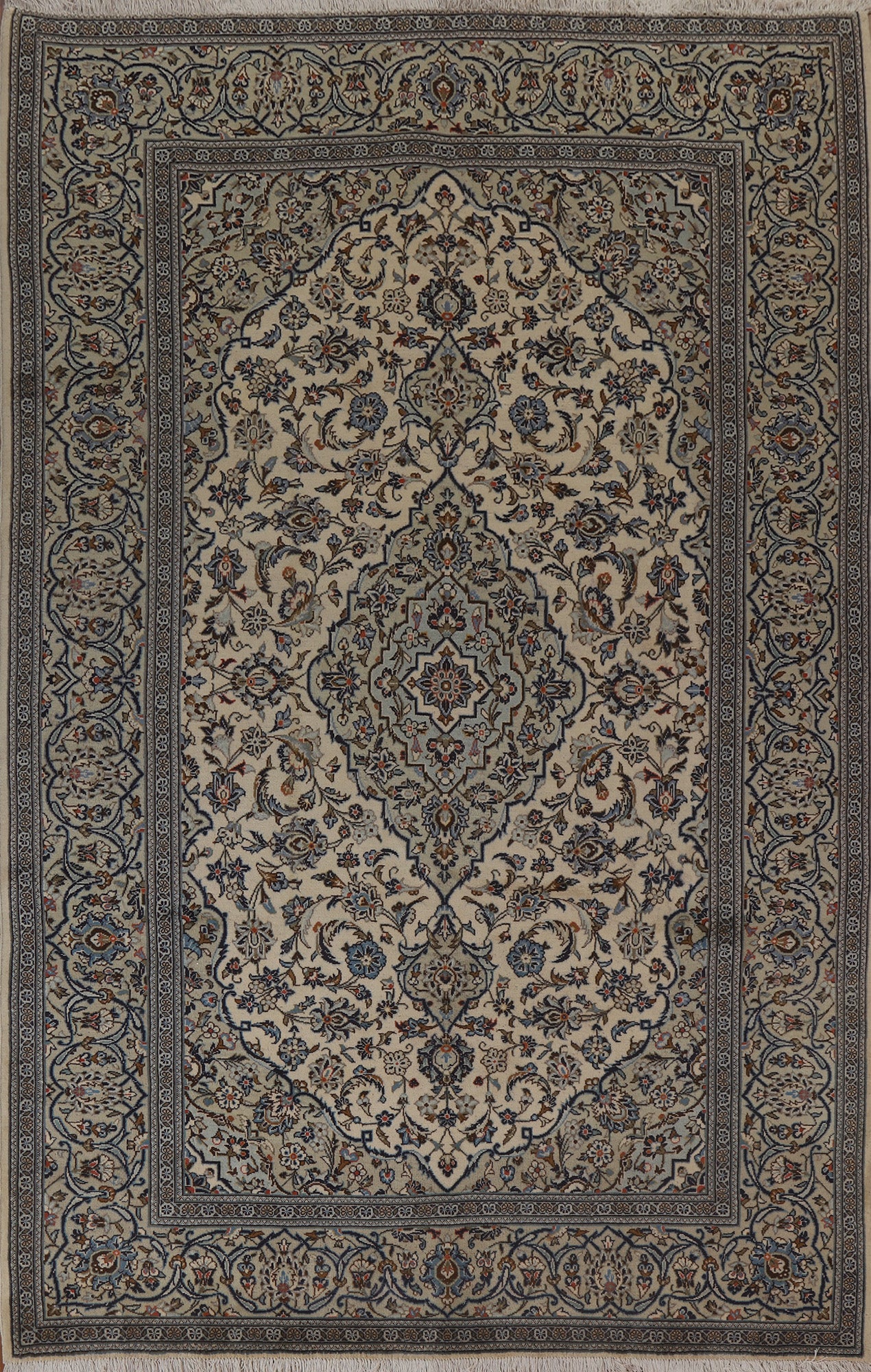 Traditional Kashan Persian Area Rug 7x10