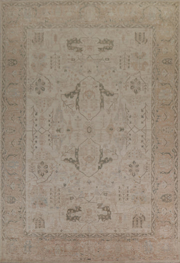 Vegetable Dye Oushak Oriental Area Rug 9x12