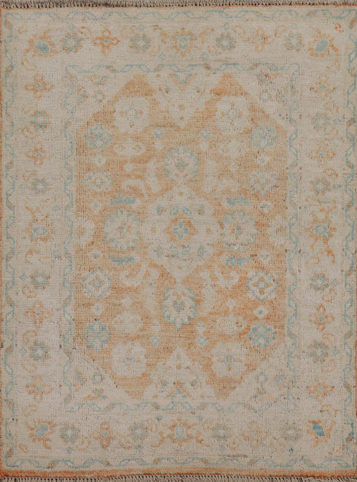 Vegetable Dye Oushak Oriental Area Rug 3x4