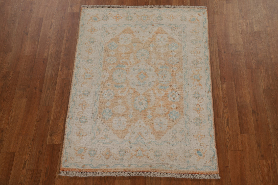 Vegetable Dye Oushak Oriental Area Rug 3x4