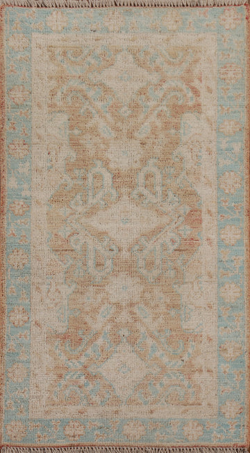 Muted Oushak Turkish Rug 2x4