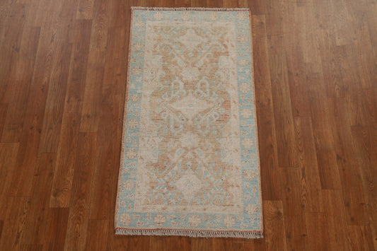 Muted Oushak Turkish Rug 2x4