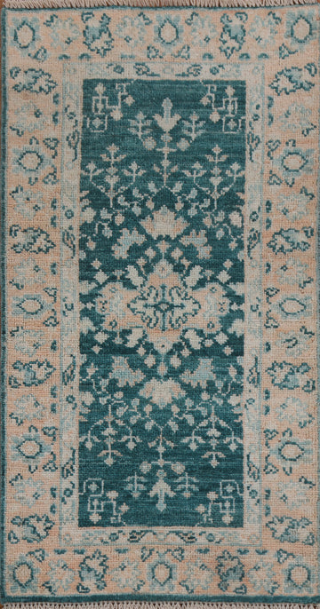 Geometric Oushak Oriental Rug 2x4