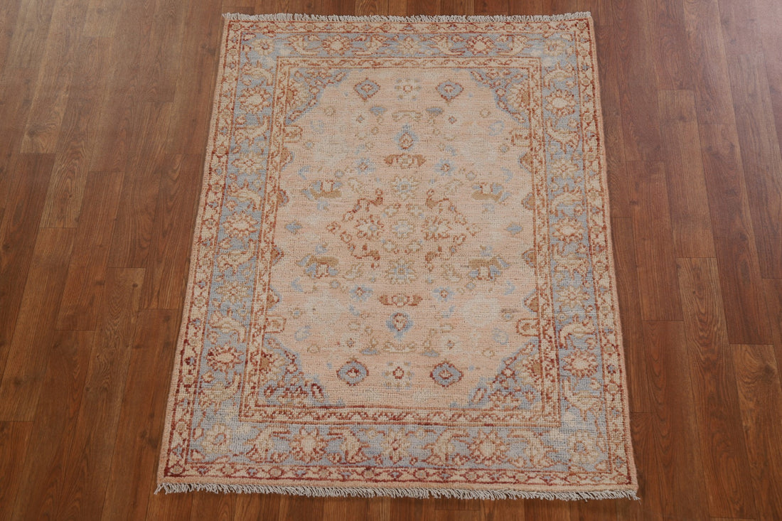 Handmade Oushak Turkish Area Rug 3x4