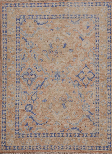 Handmade Oushak Turkish Area Rug 3x4