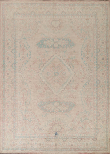 Vegetable Dye Oushak Turkish Area Rug 8x10