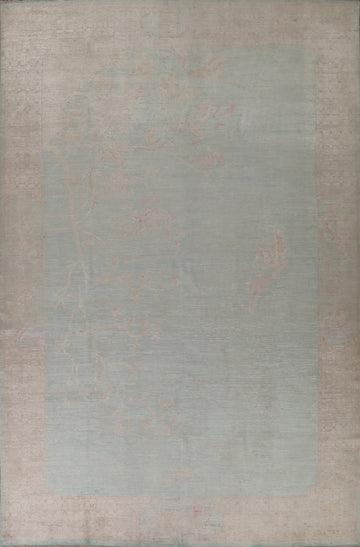 Vegetable Dye Oushak Turkish Area Rug 10x14