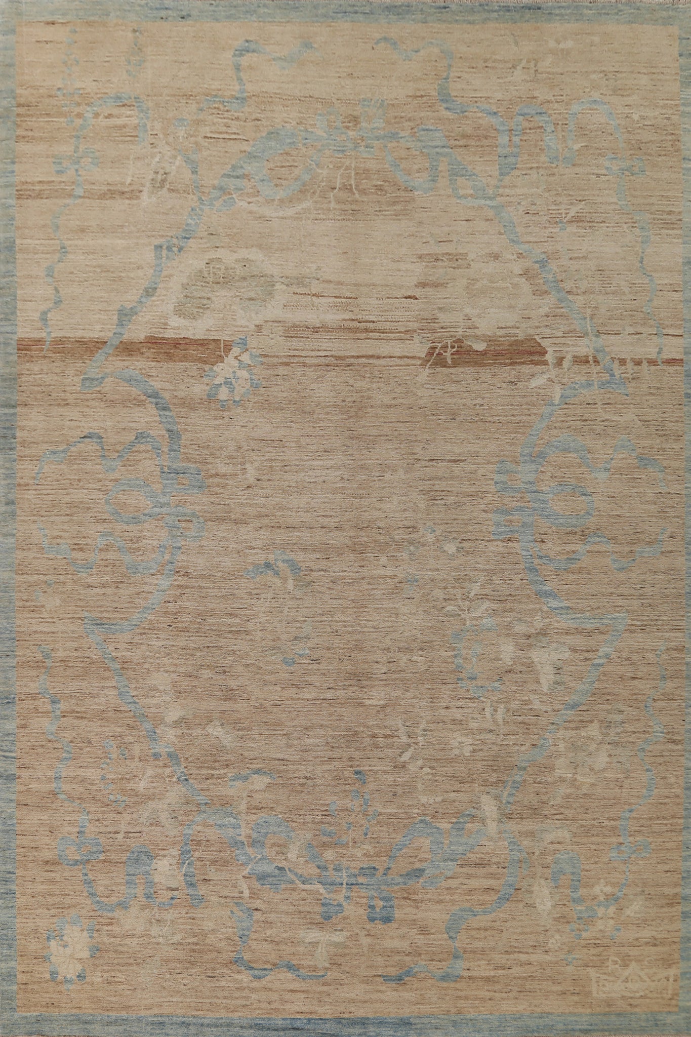 Vegetable Dye Oushak Turkish Area Rug 10x14
