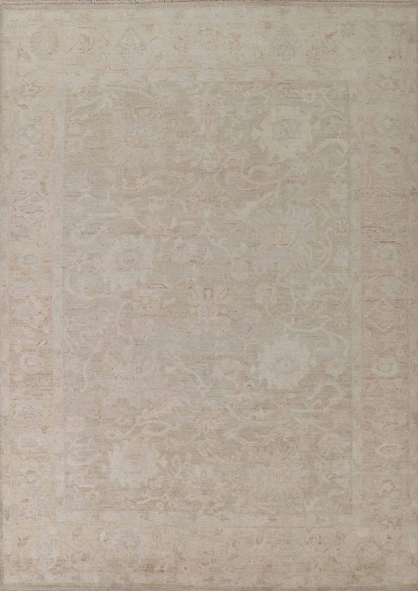 Vegetable Dye Oushak Turkish Area Rug 8x10