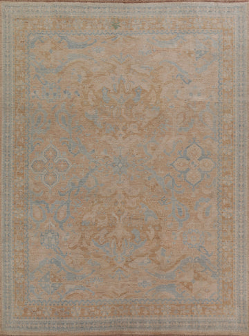 Vegetable Dye Muted Oushak Oriental Area Rug 8x10