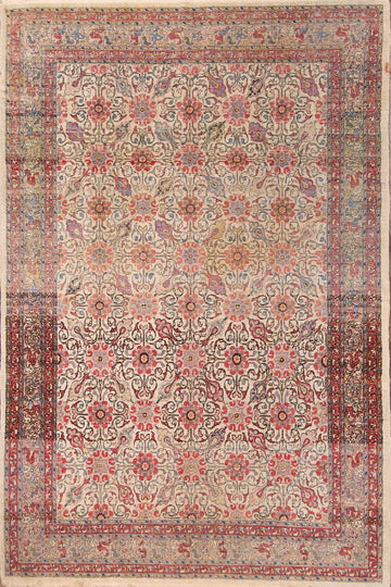 6x9 Khoy Tabriz Persian Area Rug