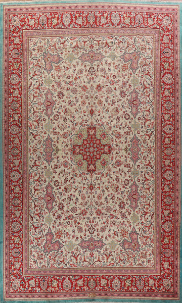 Antique Vegetable Dye Large Sultanabad Persian Rug 12x17