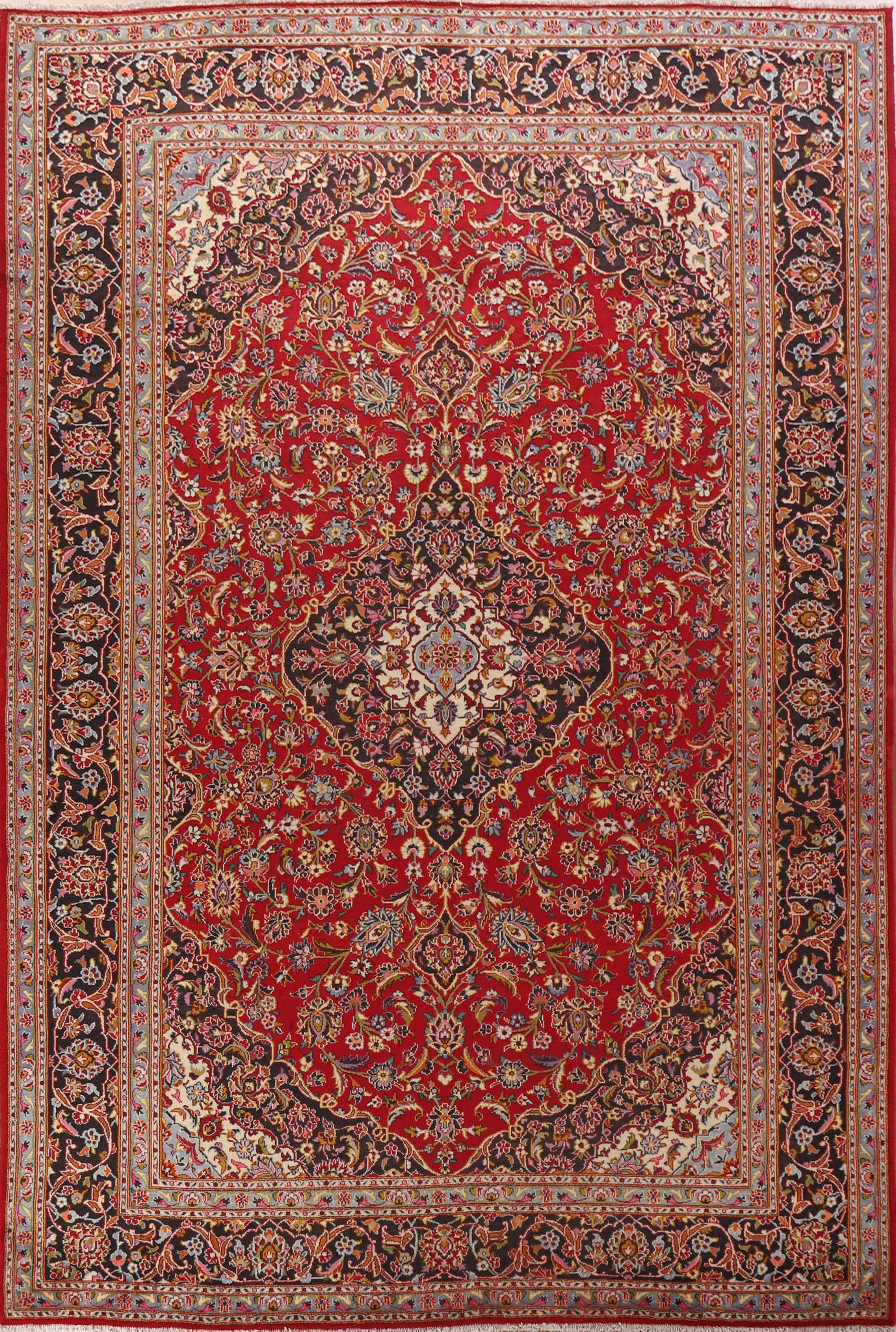 Traditional Mashad Persian Area Rug 10x13