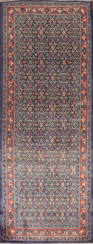 Vintage Mahal Persian Runner Rug 4x10