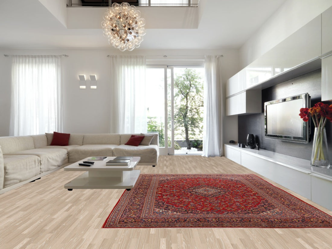 Traditional Kashan Persian Area Rug 10x13