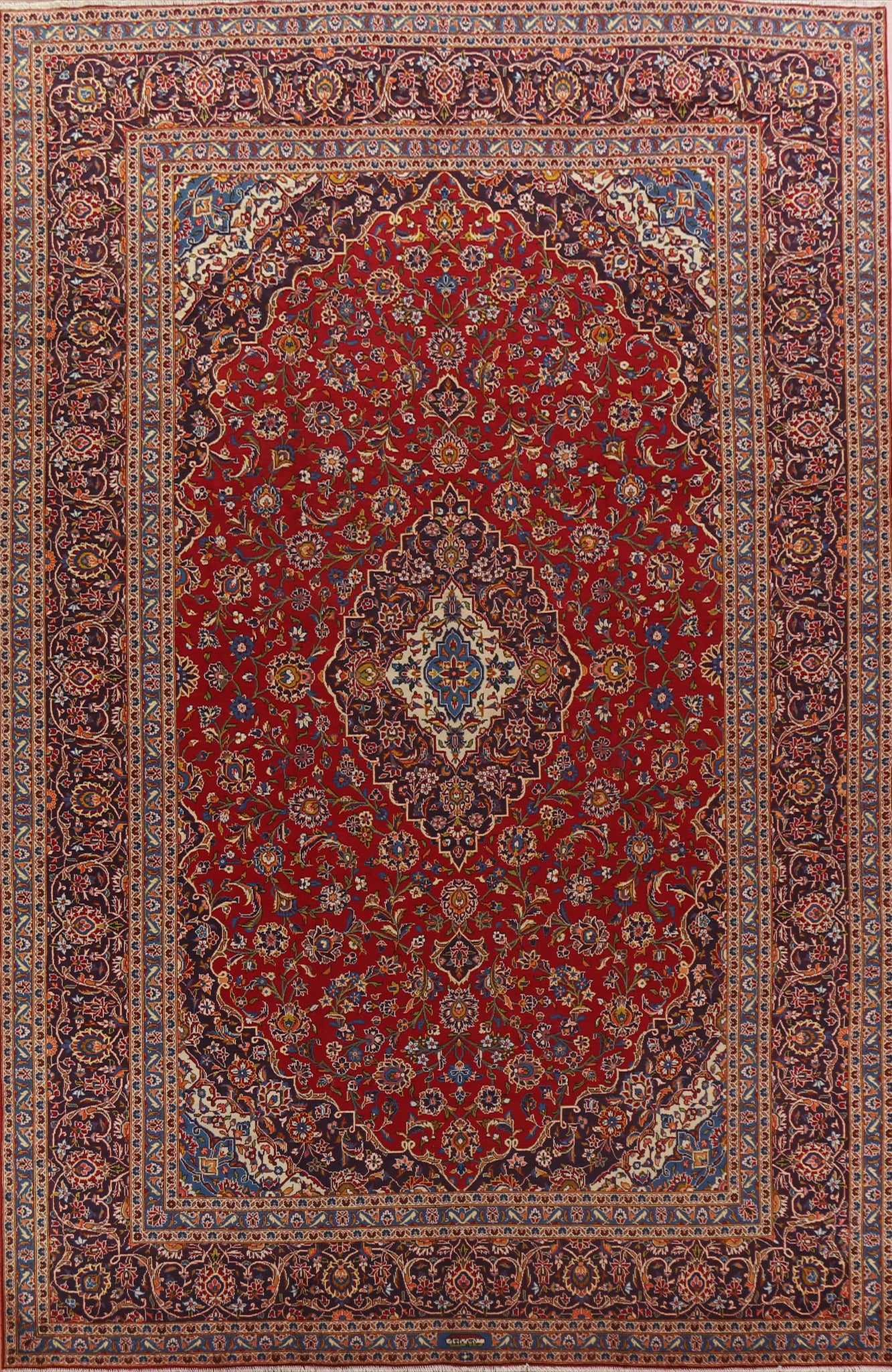 Traditional Kashan Persian Area Rug 10x13