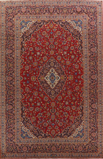 Traditional Kashan Persian Area Rug 10x13