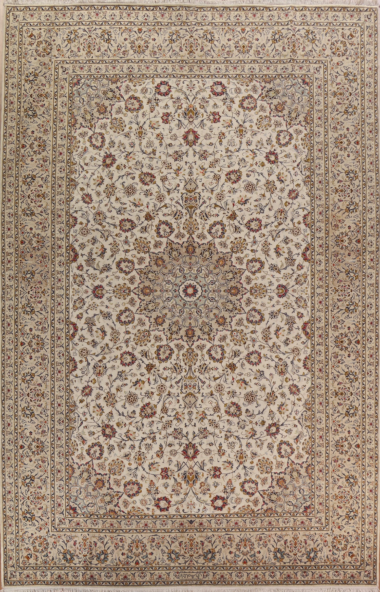 Traditional Kashan Persian Area Rug 9x13