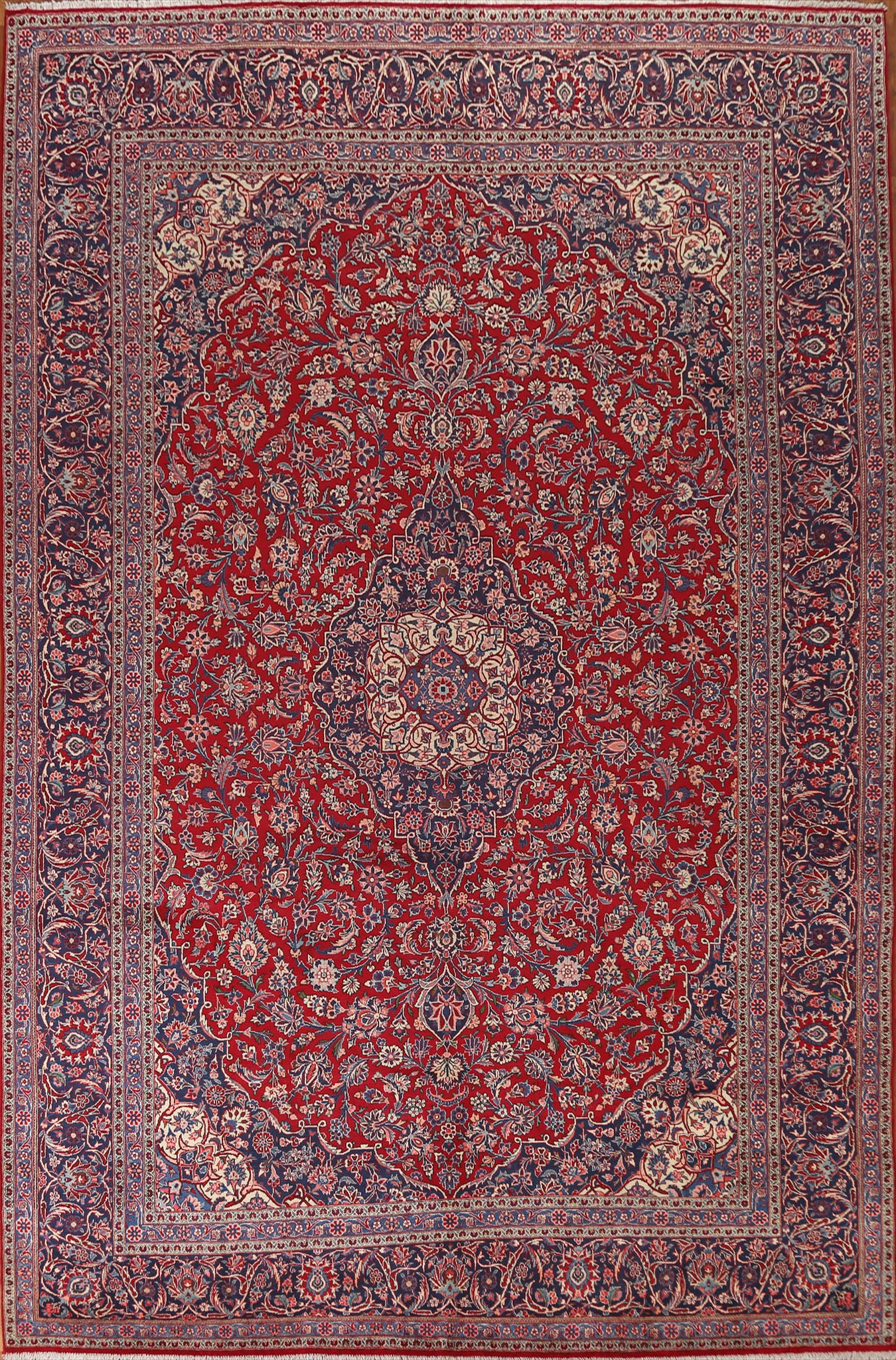 Traditional Kashan Persian Area Rug 10x13