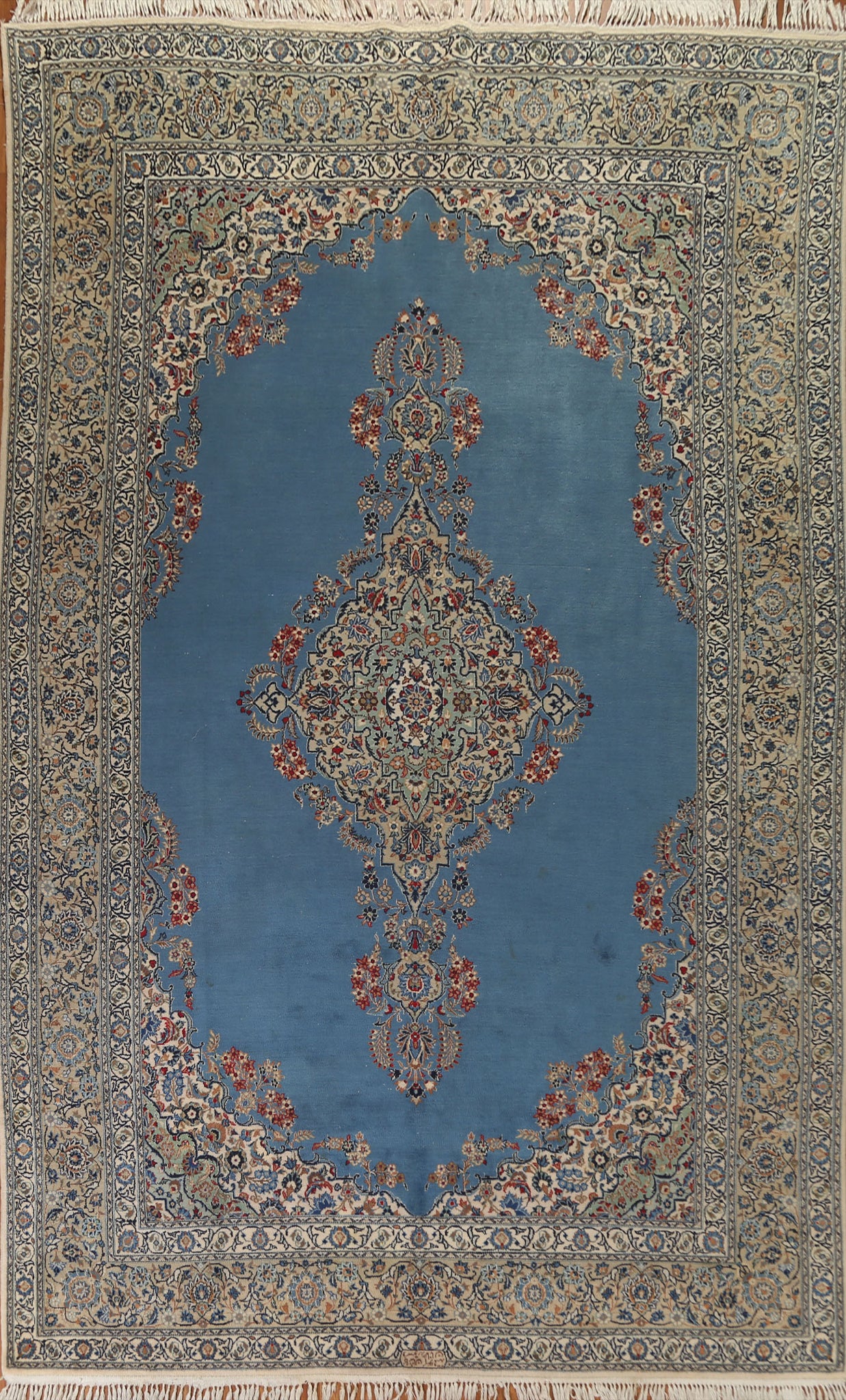 Vegetable Dye Kashan Persian Area Rug 9x13