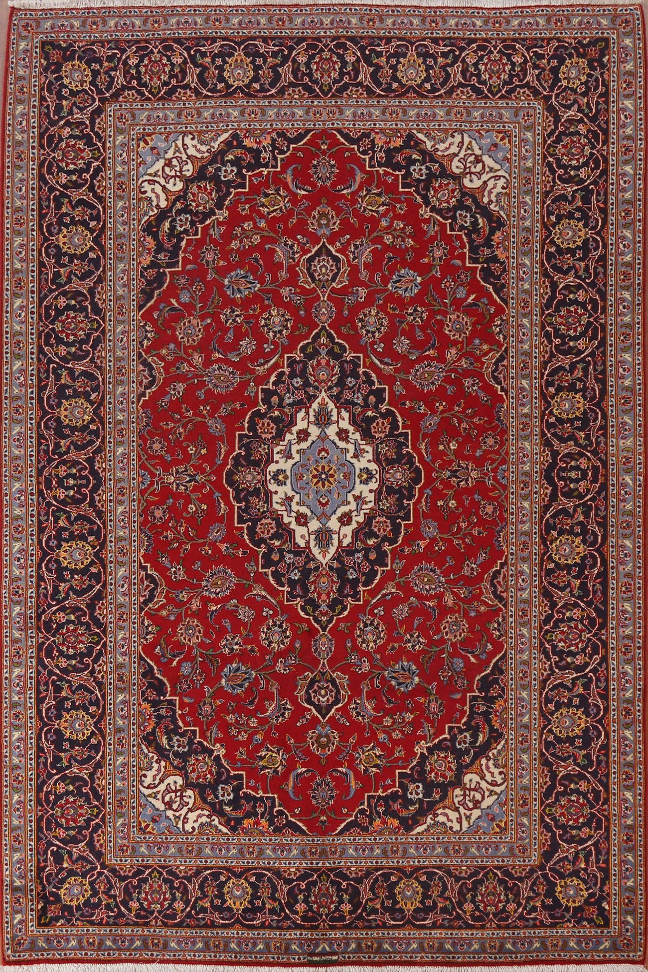 Traditional Kashan Persian Area Rug 7x10