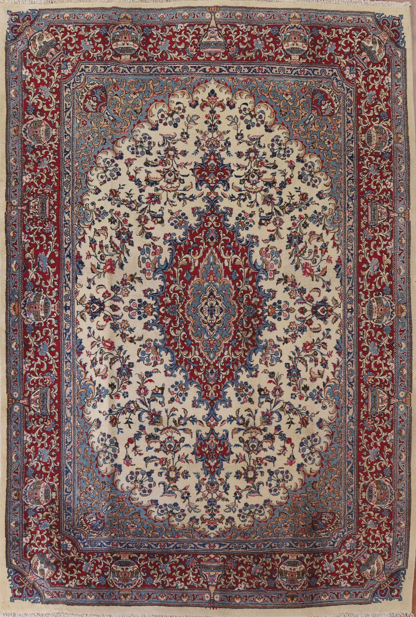 Traditional Kashmar Persian Area Rug 8x11