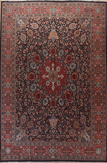 Vegetable Dye Large Kashmar Persian Rug 11x16