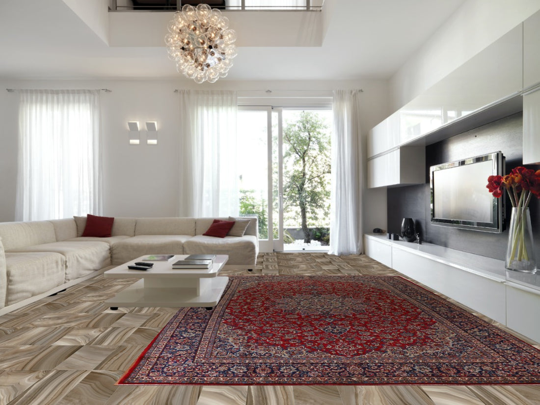 Traditional Najafabad Persian Large Rug 11x17