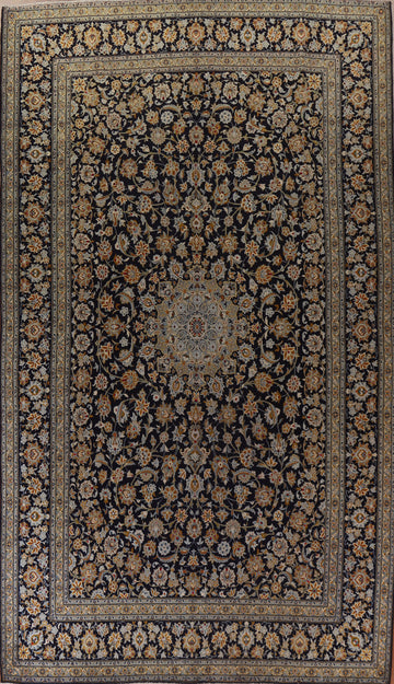 Traditional Kashan Persian Large Rug 10x16