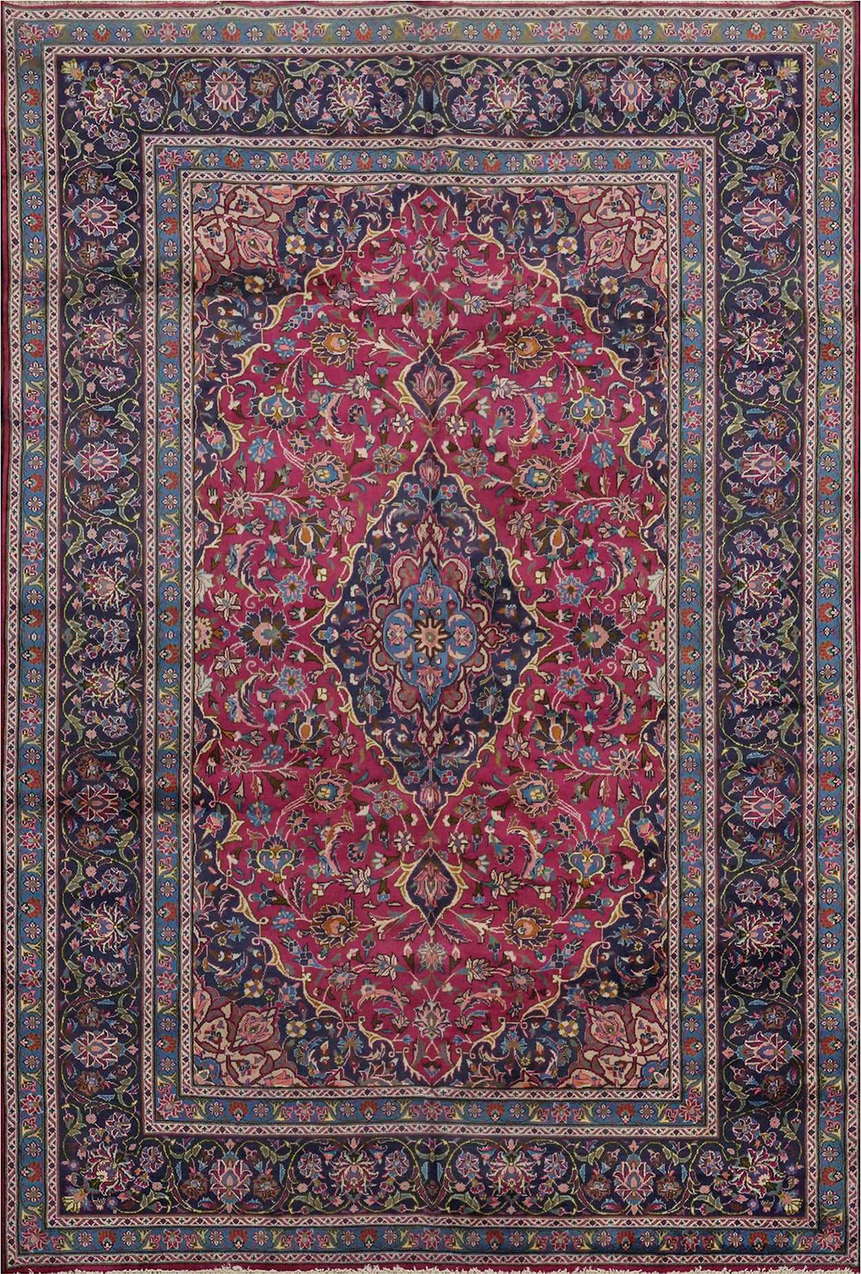 Traditional Kashmar Persian Area Rug 8x11